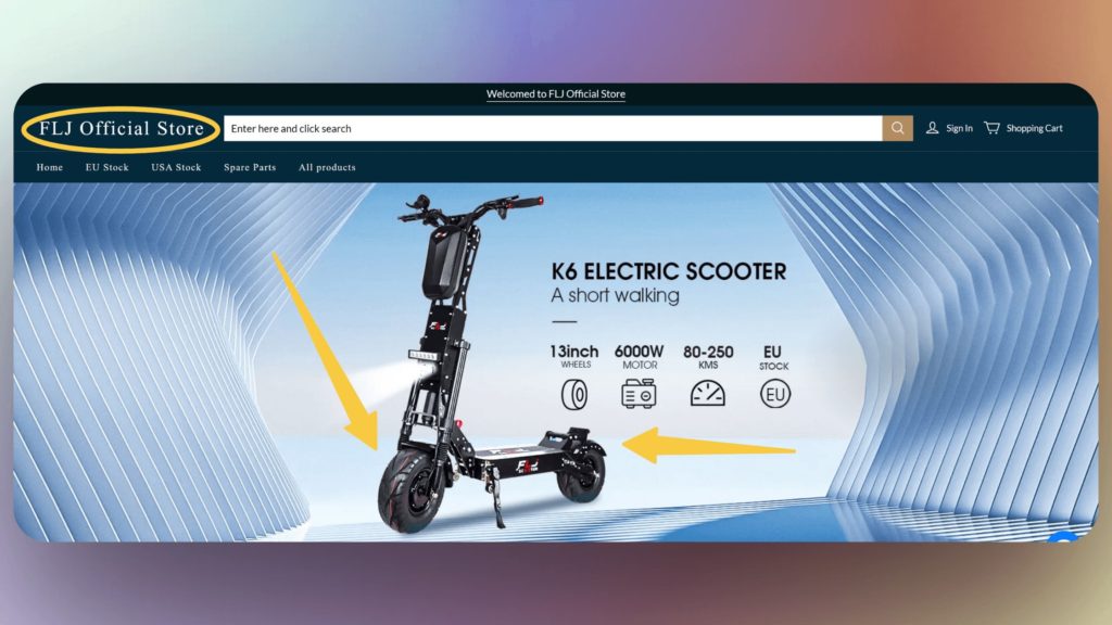 FLJ Electric Scooter