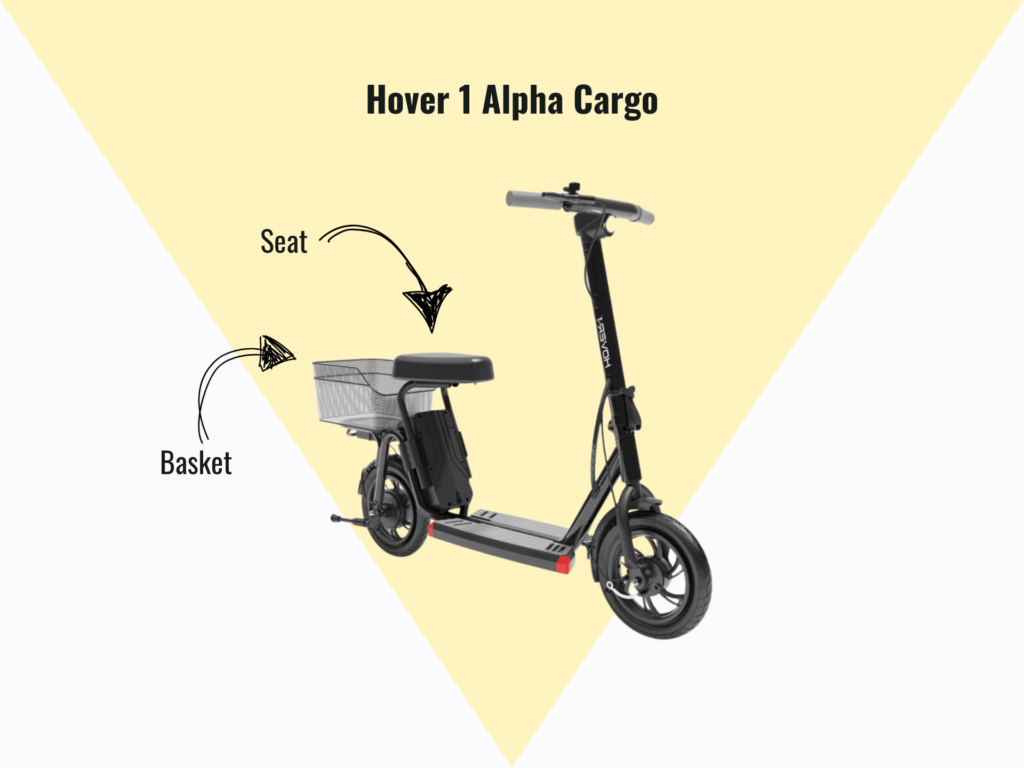 hover 1 alpha cargo electric scooter