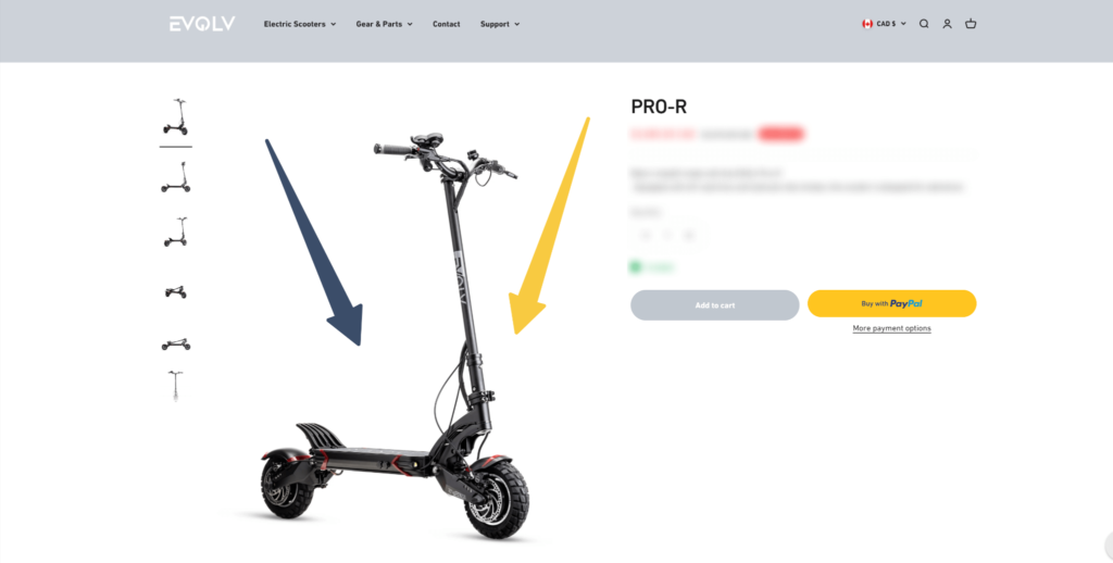 EVOLV PRO-R electric scooter