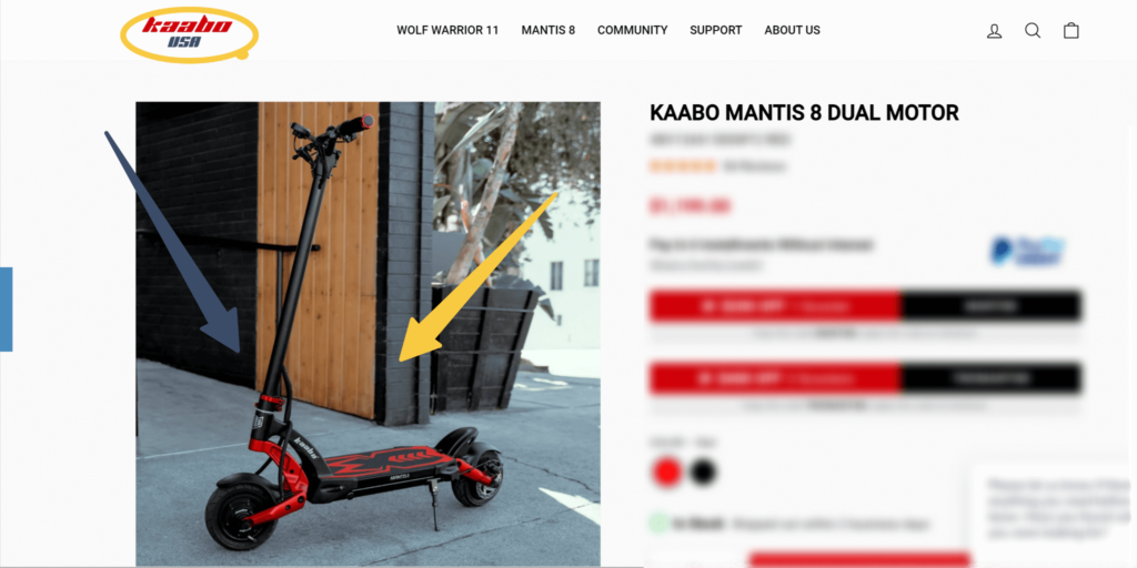 kaabo mantis pro e scooter