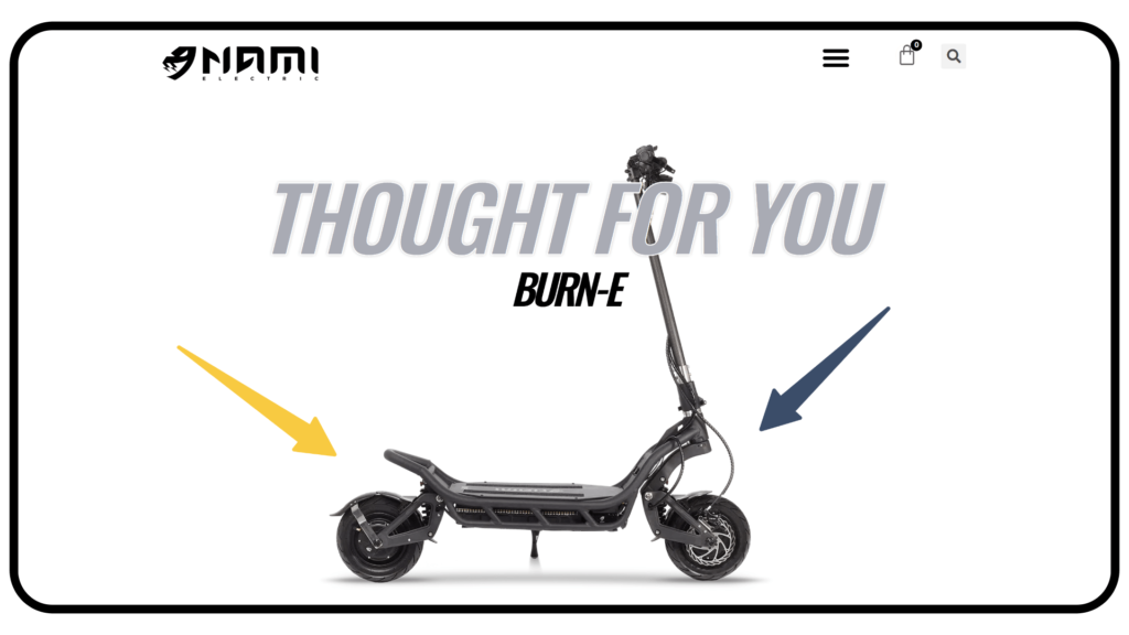 burn e 2 max electric scooter