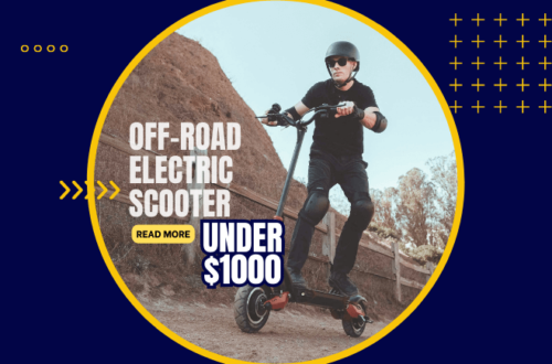 This off-road electric scooters that are under $1000. The budget-friendly options in electric scooters for off-road riding is an important criteria. Some other important features considered in these electric scooters are build quality, power, battery, suspension and tires.