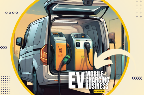 this is a feature image for how to start a mobile ev charging business