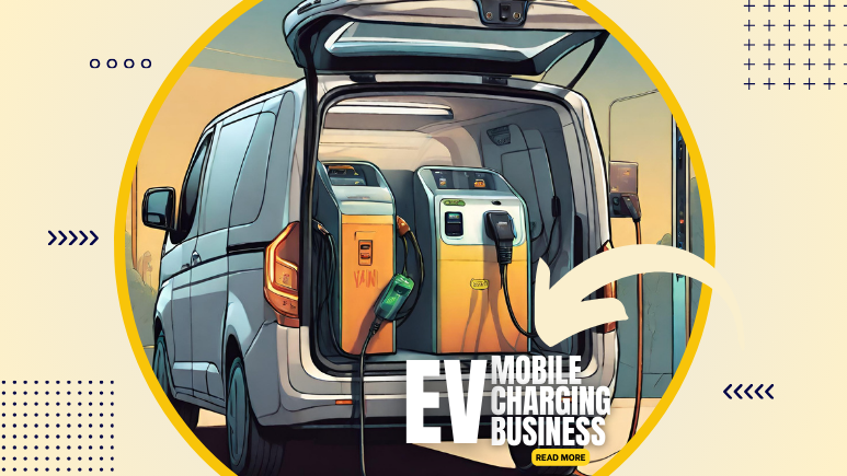 this is a feature image for how to start a mobile ev charging business
