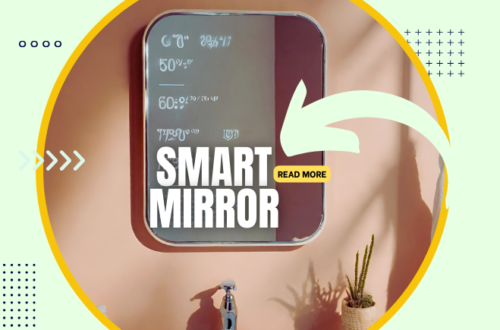 this is a smart mirror featured image. smart mirrors are growing in popularity for different industries.
