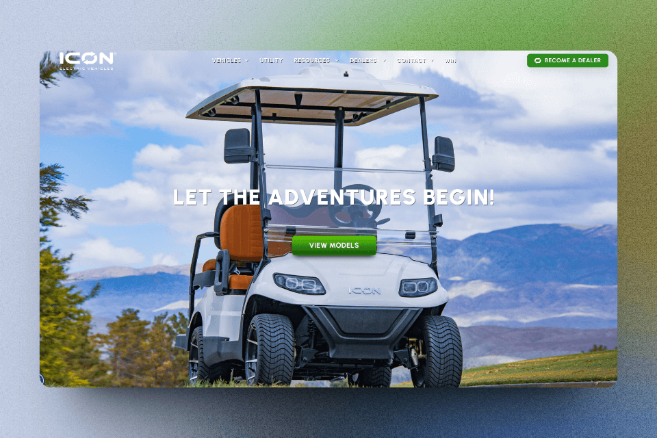 ICON electric golf carts