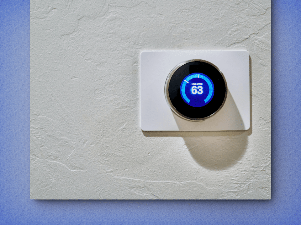 Smart home with smart thermostat